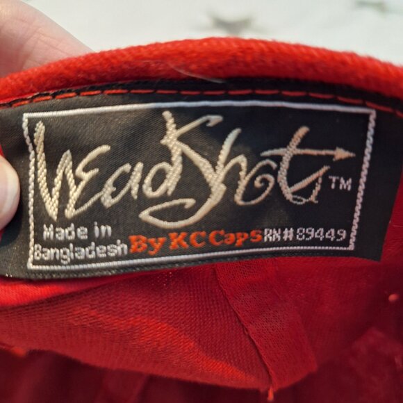 SJU Lacrosse Red Baseball Style Hat Headshots Tag KC Caps Collegiate Adjustable - Picture 7 of 7